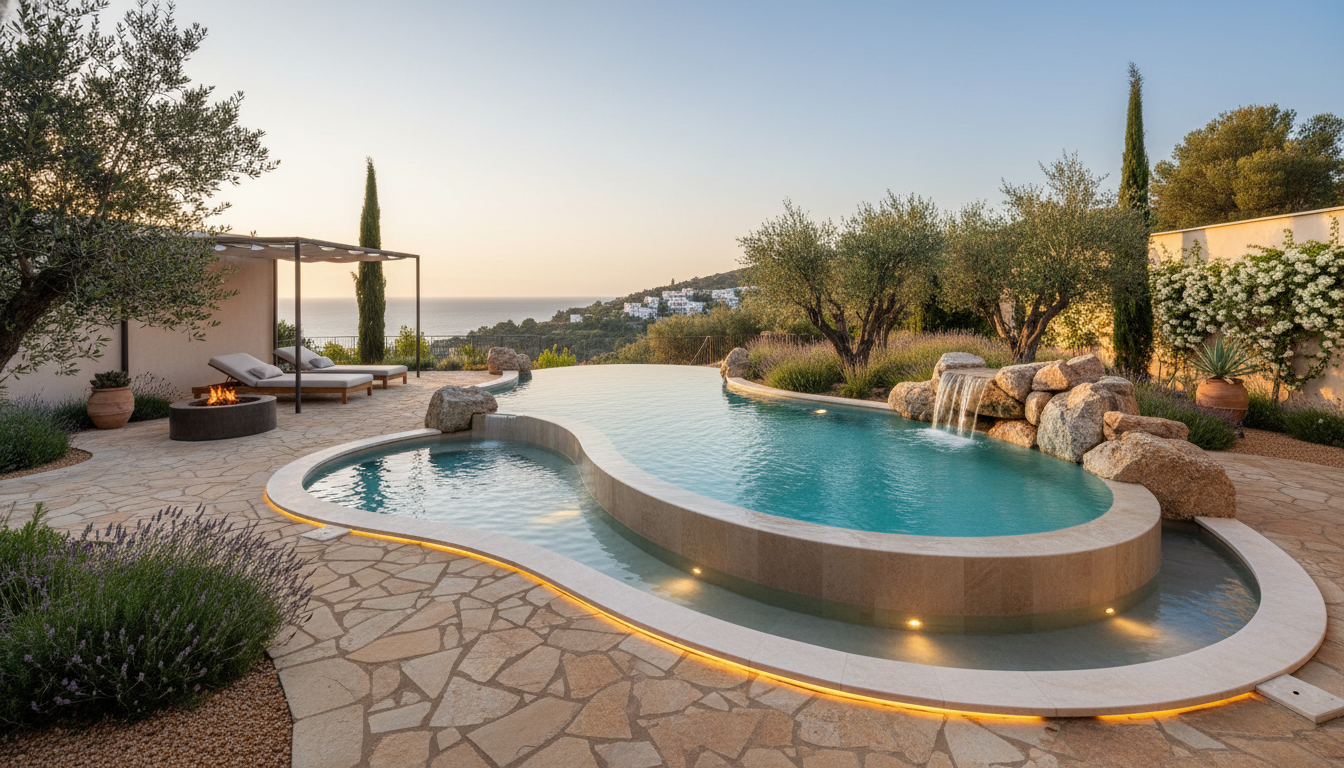 découvrez les avantages d'une piscine sur mesure à nice, adaptée à votre espace et à vos besoins, pour un extérieur unique et parfaitement intégré.